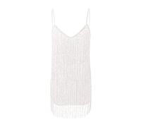 Robe D'Ete Femme - Robe de soirée élégante sans Manches en Paillettes pour Femme modèle Mini ajusté et pour Une Mise en Valeur