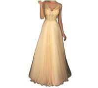 Robe D'éTé-Femmes sans Sommeil Mariage Robe Sexy Partie Mode Formelle Robe Longue V-Cou Robe De Femme