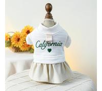 Robe d'été fine et respirante de style californien pour les races petites et moyennes