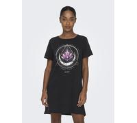 Robe d'été imprimée à manches courtes femme ONLY Longue robe en coton