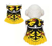 Robe d'été pour chien avec drapeau de la Silésie - Vêtements pour petits chiens et chats