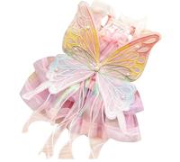 Robe d'été pour chien avec tutu en dentelle pour animaux de compagnie de petite et moyenne taille, élégante jupe de fête pour mariage, tenue de chat mignonne avec cloche, robe en tulle respirant pour