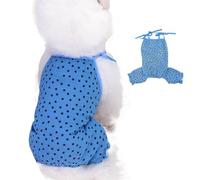 Robe d'été pour Chien, t-Shirt pour Chiens, T-Shirt pour Chien en Forme d'étoile, Harnais Jupe Chiot vêtements pour Filles Chiens, Bouledogue français et Bichon