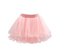 Robe d'été pour fille - Printemps - Jupe pour enfant - Cadeau pour fille - Jupe en maille clouée - Jupe pour enfants - Jupe Pengpeng - Quatre saisons, Rose, 12-18 mois