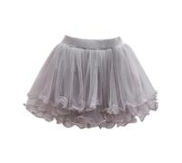 Robe d'été pour fille - Printemps - Jupe pour enfant - Cadeau pour fille - Jupe en maille clouée - Jupe pour enfants - Jupe Pengpeng - Quatre saisons, gris, 12-18 mois