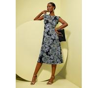 Robe d'été qualité légèrement transparente - Creation L - noir-vert tilleul imprimé NOIR-VERT TILLEUL IMPRIMÉ 23