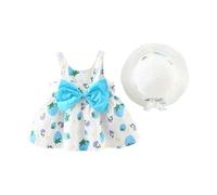 Robe d'été sans manches pour bébé fille avec nœud papillon et fleurs - Robe d'été Pageant - Robe de mariage - Tutu - Robe de baptême - Robe festive - Robe de demoiselle d'honneur - Robe trapèze +