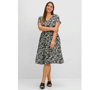 Robe d'été - Sheego - noir imprimé NOIR IMPRIMÉ 60