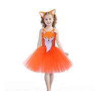 Robe d'halloween Costume Tutu pour bébé Fille Déguisement Halloween Petite Sorcière Imprimé Citrouille Court Manche Lacets Long Maxi Balle Enfant Carnaval