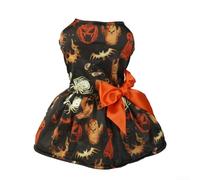 Robe d'Halloween décontractée pour petits chiens, tenue parfaite pour les fêtes et rassemblements de chiots (taille S)