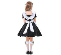 Robe d'halloween pour Fille Deguisement Halloween Enfant Cosplay Historique ge de Pierre Noire Tutu Tulle Imprimé Citrouille Magique Fête des Morts