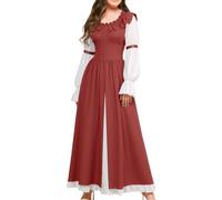 Robe Dirndl Allemande pour Femme Chic Costume Bavarois Bavière Oktoberfest De Cocktai Vintage Grande Taille Traditionnelle Festival Femmes