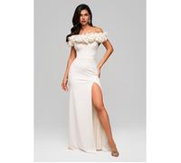 Robe du Soir Margaret Maxi - Ombre - Pour Femme - Ecru M