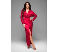 Robe du Soir Rosa Maxi - Ombre - Pour Femme - Rouge S