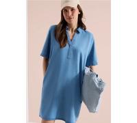 Robe effet denim à longueur genou