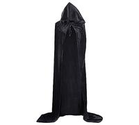 Robe effrayante pour homme - Cape steampunk - Avec capuche - Vintage - Robe médiévale - Pirate - Baroque - Démon - Sans manches - Costume d'Halloween - Costume de carnaval - Cosplay Performance