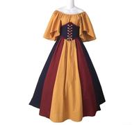 Robe élégante à volants pour femme, excellent ajout à n'importe quelle garde-robe (M, jaune)