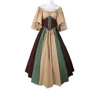 Robe élégante à volants pour femme, excellent ajout à n'importe quelle garde-robe (XL marron)