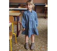 Robe en denim léger fille bleu moyen 5A