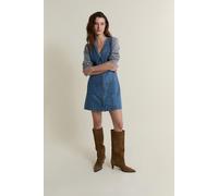 Robe en denim sans manches - Rachelle - S - Delave Clair - Femme - Etam