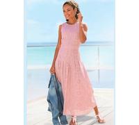 Robe en dentelle robe d'été sans manches avec broderie ajourée - Buffalo - mauve MAUVE 46