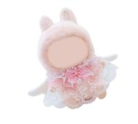 Robe en dentelle tendance pour poupée Anime Poupée en peluche Bowknot Wing Costume pour adultes enfants Collector Vêtements Accessoires
