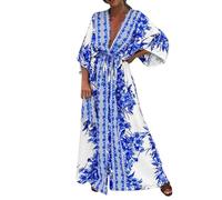 Robe en Gaze De Coton Femme Robe De Ceremonie Fille Robe Longue Blanche Ample Robe De Sorcier Enfant Robe De Plage Dentelle Robe Bustier Longue Ete Tunique Femme Grande Taille