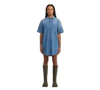G-star Relaxed Drawcord Short Sleeve Dress Bleu L Femme