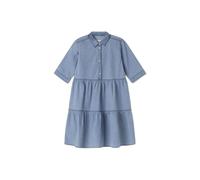 Pepe Jeans Amina Jr Short Sleeve Dress Bleu 12 Years Fille