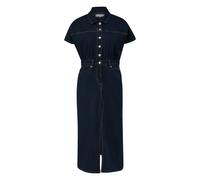 Robe en jean midi col rabattu coupe cintrÃ©e femme COMMA Bleu 34