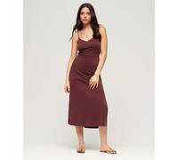 Robe en jersey à dos ouvert femme Superdry Marron M