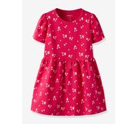 Robe en jersey fille manches courtes imprimée NAME IT framboise 4A