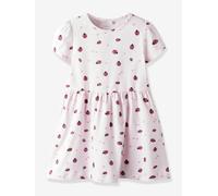 Robe en jersey fille manches courtes imprimée NAME IT rose pâle 4A