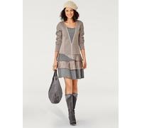 Robe en jersey matières tendance - Linea Tesini - taupe TAUPE 48