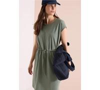 Robe en jersey rayé