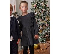 VERTBAUDET Robe en Jersey Scintillante Anthracite 8A