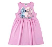 Robe en Jersey Simple pour Fille avec Motif Amusant et Facile à Assortir au Quotidien, Rose, 10 Ans