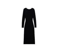 Robe en maille cÃŽtelÃ©e manches longues femme Salsa Jeans Noir L