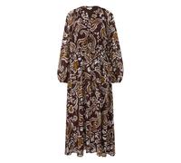 Robe en mousseline avec imprimÃ© all-over femme s.Oliver Marron 44