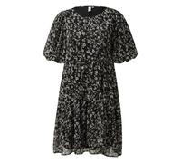 Robe en mousseline manches bouffantes imprimÃ© floral femme QS Noir 36