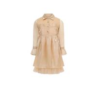 Robe en organza bÃ©bÃ© fille Balou DorÃ© 12/18 mois