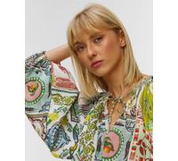 Robe En Ramie Alemais Tommasina Mini 5622d-multi M