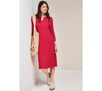 Robe en seersucker avec volants