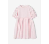 Robe en seersucker fille lilas 10A