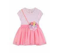 Billieblush U21791 Short Sleeve Dress Rose 6 Months Fille