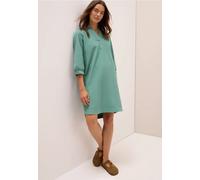 Robe en velours côtelé en couleur unie