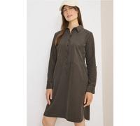 Robe en velours côtelé en couleur unie