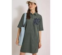Robe en velours côtelé longueur genou