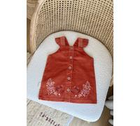 Robe en velours côtelé manouk orange 36M(97CM)