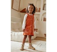 Robe en velours côtelé manouk orange 9M(71CM)